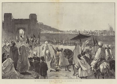 Le retour du sultan du Maroc à Mequinez de son pèlerinage à Muley Edris - Gabriel Nicolet